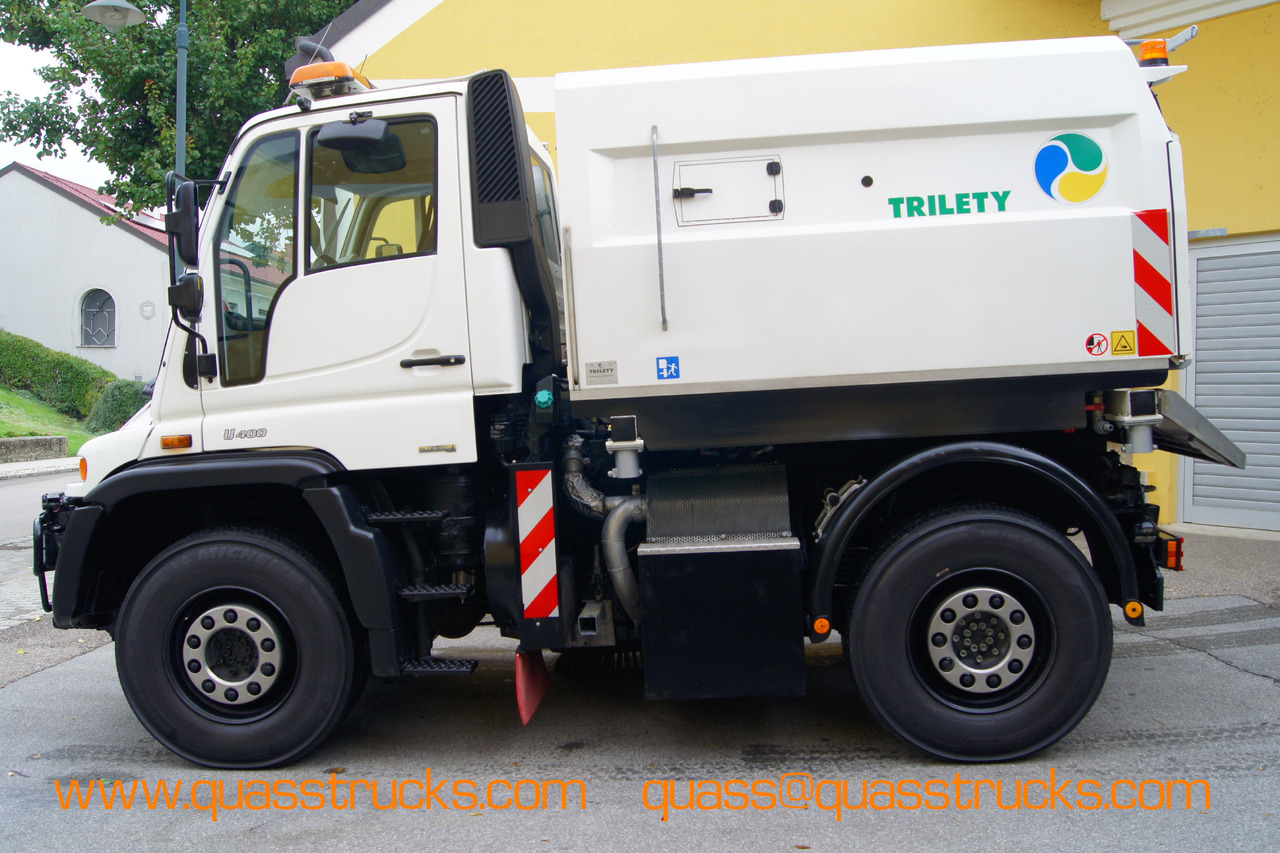 UNIMOG Unimog U400 + TRILETY Kehrmaschine/TÜV/EUR4/Leistungshydraulik - سياره كنس شوارع: صورة 3 UNIMOG Unimog U400 + TRILETY Kehrmaschine/TÜV/EUR4/Leistungshydraulik - سياره كنس شوارع: صورة 3