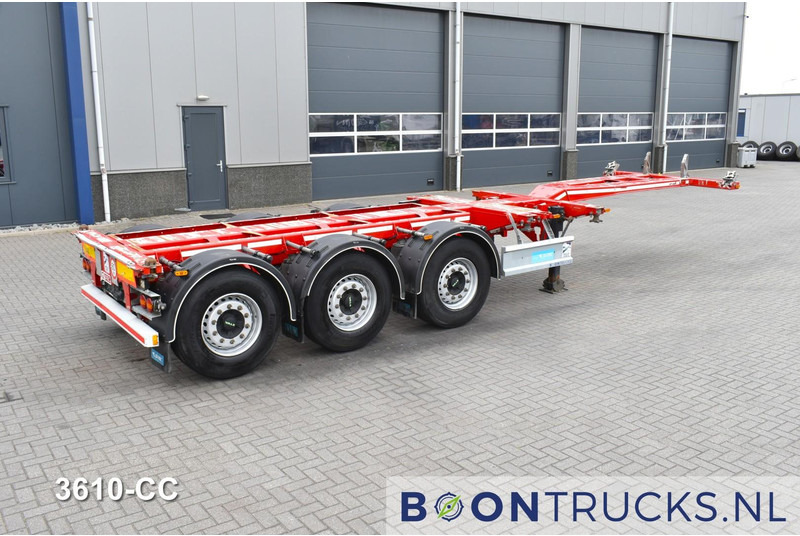 D-Tec FLEXITRAILER | 2x20-30-40-45ft HC * 2x LIFT AXLE * 2x EXTENDABLE * DISC BRAKES - ناقل حاوية/ نصف مقطورة بحاوية: صورة 1 D-Tec FLEXITRAILER | 2x20-30-40-45ft HC * 2x LIFT AXLE * 2x EXTENDABLE * DISC BRAKES - ناقل حاوية/ نصف مقطورة بحاوية: صورة 1