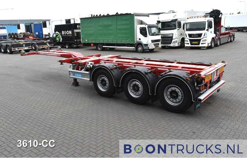 D-Tec FLEXITRAILER | 2x20-30-40-45ft HC * 2x LIFT AXLE * 2x EXTENDABLE * DISC BRAKES - ناقل حاوية/ نصف مقطورة بحاوية: صورة 3 D-Tec FLEXITRAILER | 2x20-30-40-45ft HC * 2x LIFT AXLE * 2x EXTENDABLE * DISC BRAKES - ناقل حاوية/ نصف مقطورة بحاوية: صورة 3