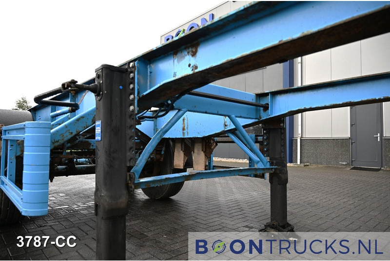 ناقل حاوية/ نصف مقطورة بحاوية KOHLER CS 20/2 CHASSIS | 20ft * STEEL SUSPENSION * SAF / DRUM * 9x AVAILABLE: صورة 7