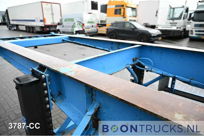 ناقل حاوية/ نصف مقطورة بحاوية KOHLER CS 20/2 CHASSIS | 20ft * STEEL SUSPENSION * SAF / DRUM * 9x AVAILABLE: صورة 8