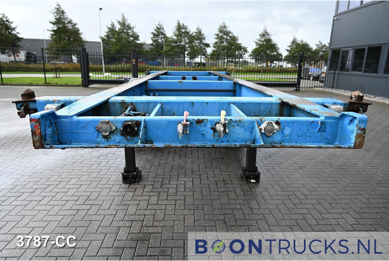 ناقل حاوية/ نصف مقطورة بحاوية KOHLER CS 20/2 CHASSIS | 20ft * STEEL SUSPENSION * SAF / DRUM * 9x AVAILABLE: صورة 16