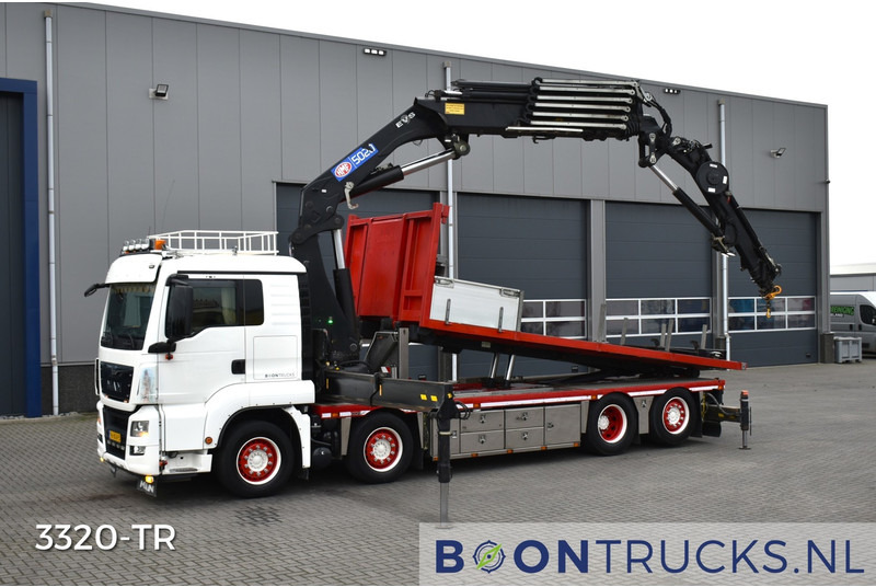 MAN TGS 440 8x2 + HMF 5020-K6 + FJ1000K4 | EURO6 * KABELSYSTEEM 30T * NL TRUCK * TOP! - شاحنة كرين: صورة 1 MAN TGS 440 8x2 + HMF 5020-K6 + FJ1000K4 | EURO6 * KABELSYSTEEM 30T * NL TRUCK * TOP! - شاحنة كرين: صورة 1