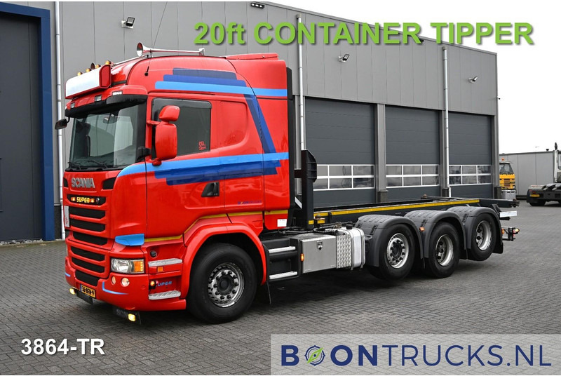 Scania R450 8x2 | EURO6 * CONTAINER TRANSPORT * 20ft TIPPING * NL TRUCK * APK 02-2026 - ناقلة حاويات/ شاحنة حاويات: صورة 1 Scania R450 8x2 | EURO6 * CONTAINER TRANSPORT * 20ft TIPPING * NL TRUCK * APK 02-2026 - ناقلة حاويات/ شاحنة حاويات: صورة 1