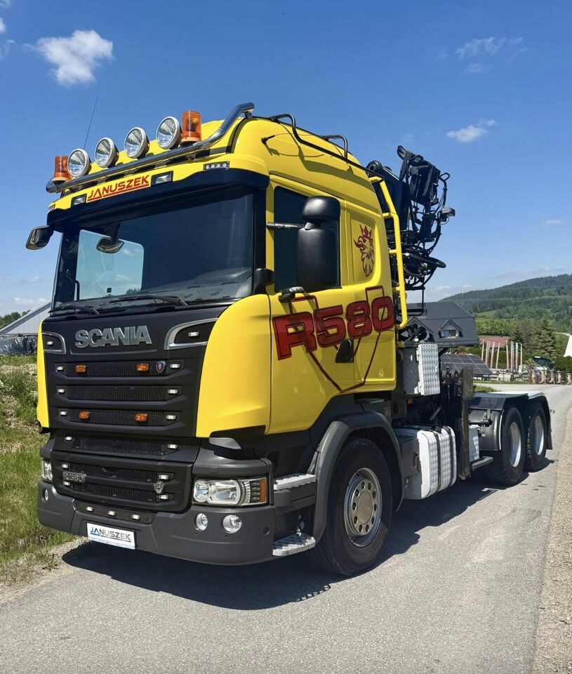 SCANIA R580 - شاحنة قطع الأشجار: صورة 5 SCANIA R580 - شاحنة قطع الأشجار: صورة 5