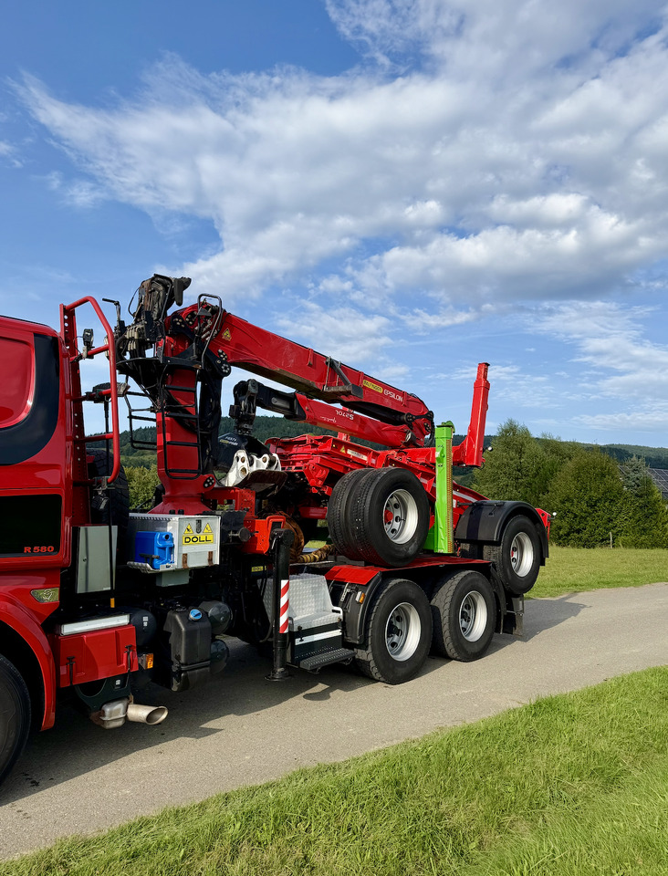 SCANIA R580 - شاحنة قطع الأشجار, شاحنة كرين: صورة 3 SCANIA R580 - شاحنة قطع الأشجار, شاحنة كرين: صورة 3