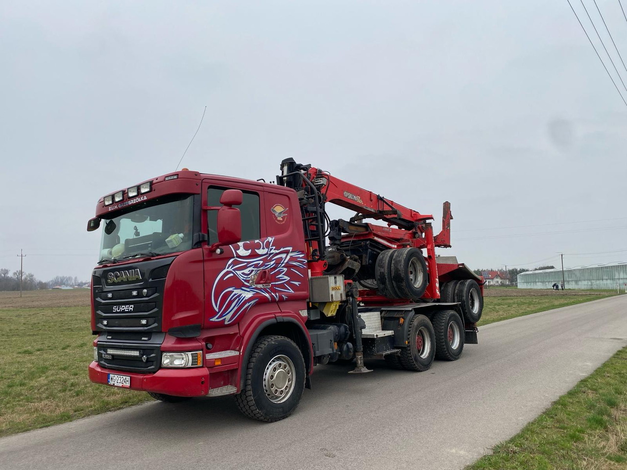 SCANIA R620 - شاحنة قطع الأشجار: صورة 1 SCANIA R620 - شاحنة قطع الأشجار: صورة 1