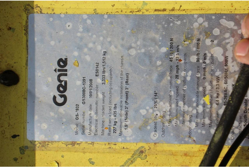 مرفاع مقصي Genie GS-1932: صورة 19