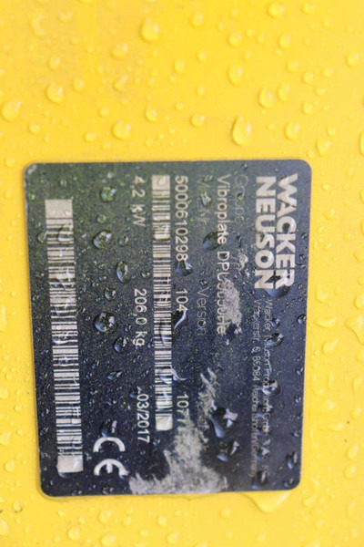 صفيحة هزازة Neuson DPU: صورة 15