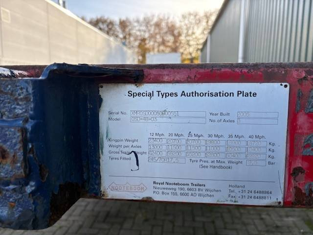 Nooteboom OSD-48-03 - نصف مقطورة بلودر منخفض: صورة 5 Nooteboom OSD-48-03 - نصف مقطورة بلودر منخفض: صورة 5