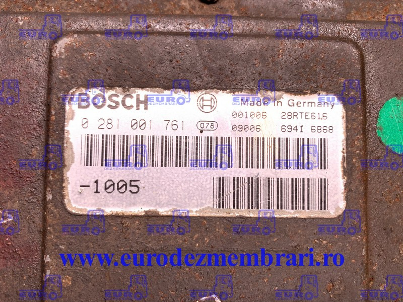 CALCULATOR KIT PORNIRE MAN 3 460CP 0281001761 - وحدة إي سي يو - شاحنة: صورة 2 CALCULATOR KIT PORNIRE MAN 3 460CP 0281001761 - وحدة إي سي يو - شاحنة: صورة 2