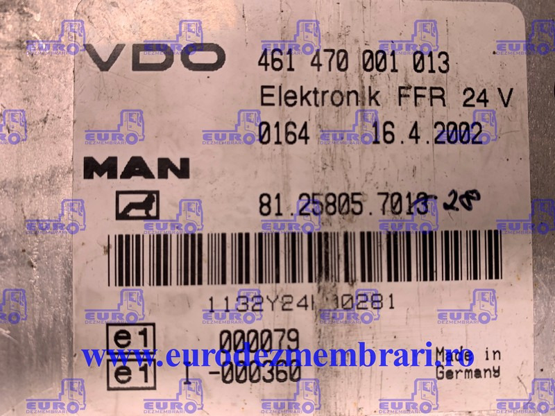 CALCULATOR KIT PORNIRE MAN 3 460CP 0281001761 - وحدة إي سي يو - شاحنة: صورة 3 CALCULATOR KIT PORNIRE MAN 3 460CP 0281001761 - وحدة إي سي يو - شاحنة: صورة 3