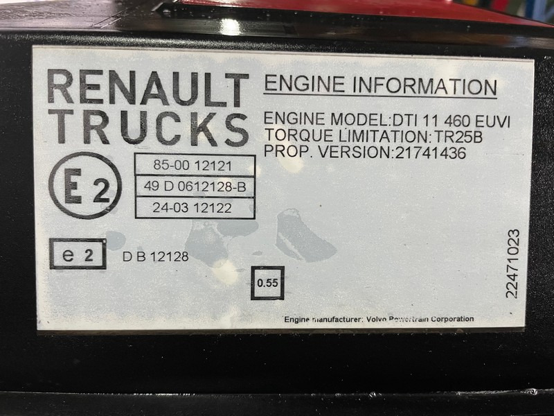 MOTOR RENAULT T DTI 11 460CP E6 21741436 - محرك - شاحنة: صورة 5 MOTOR RENAULT T DTI 11 460CP E6 21741436 - محرك - شاحنة: صورة 5