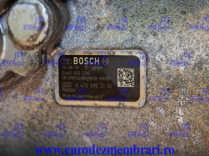 POMPA INALTA PRESIUNE MERCEDES ACTROS MP4 A4700902150, A4700900850 - مضخة الوقود - شاحنة: صورة 4 POMPA INALTA PRESIUNE MERCEDES ACTROS MP4 A4700902150, A4700900850 - مضخة الوقود - شاحنة: صورة 4