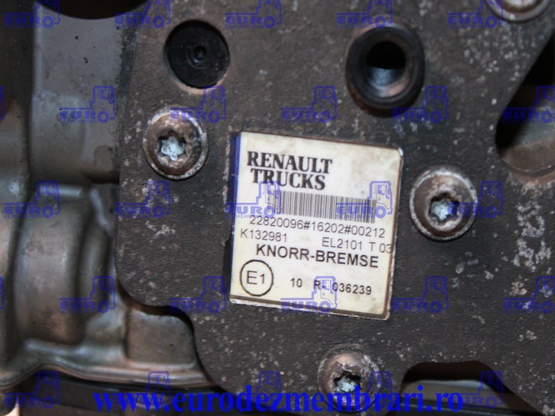 SUPAPA REFULARE RENAULT T 22820096, K132981 - صمام الفرامل - شاحنة: صورة 3 SUPAPA REFULARE RENAULT T 22820096, K132981 - صمام الفرامل - شاحنة: صورة 3