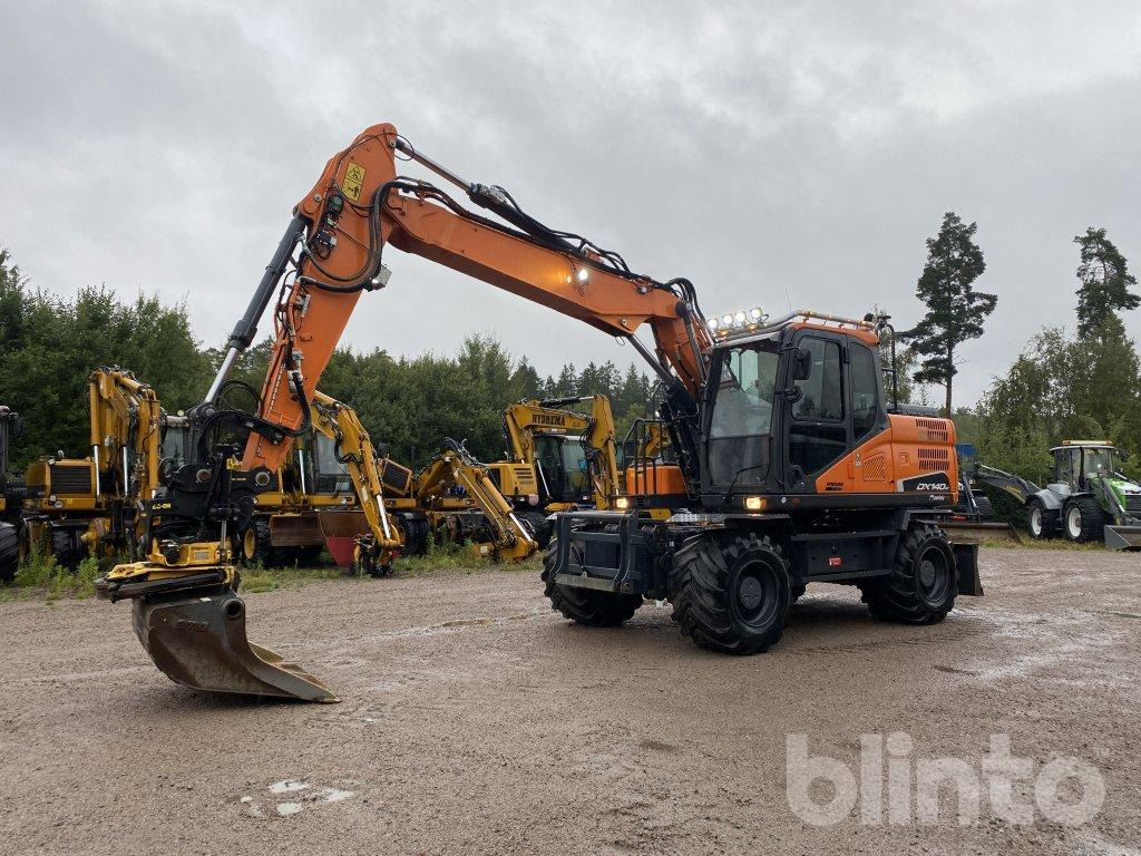 Doosan DX 140W - حفار ذو عجلات: صورة 3 Doosan DX 140W - حفار ذو عجلات: صورة 3