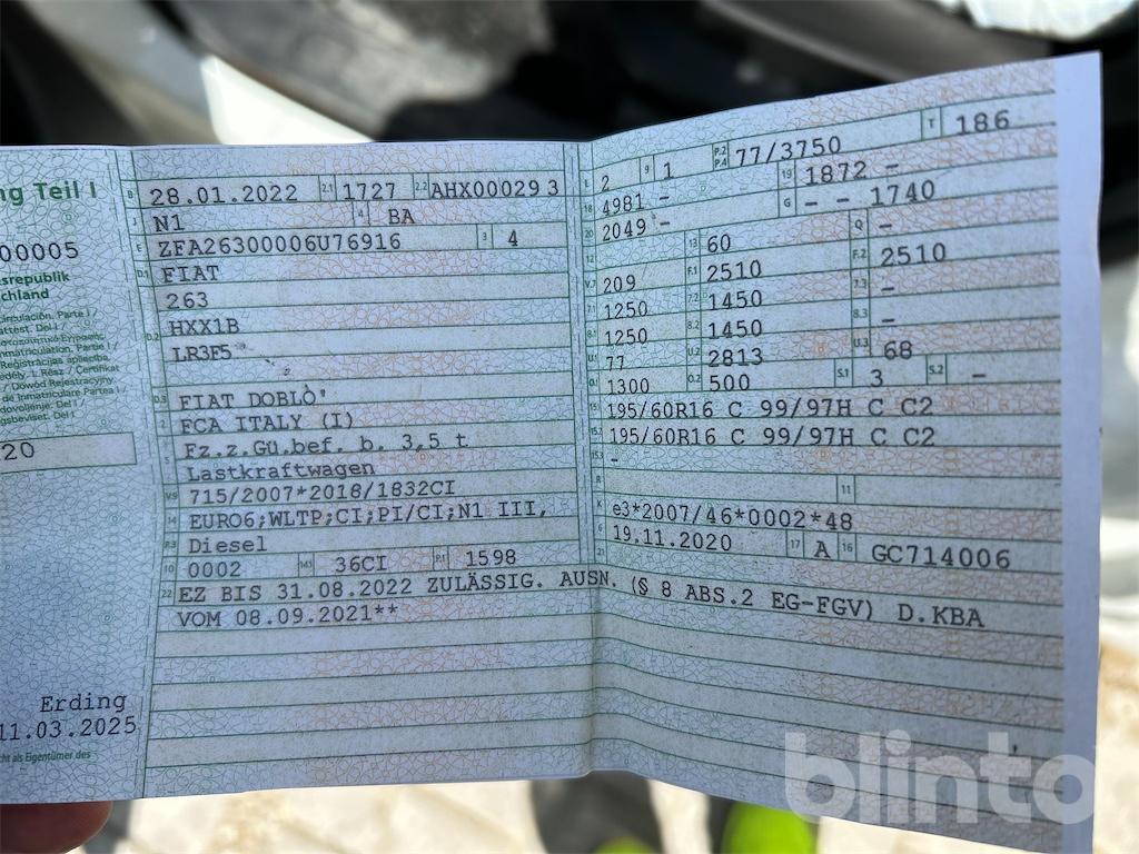 Fiat Doblo Work Up (2022) - شاحنة توصيل مفتوحة: صورة 5 Fiat Doblo Work Up (2022) - شاحنة توصيل مفتوحة: صورة 5