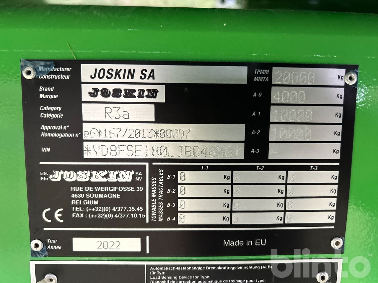 ناثرة السماد الحيواني Joskin Ferti-Space 2 Horizon 6511/18BU: صورة 19