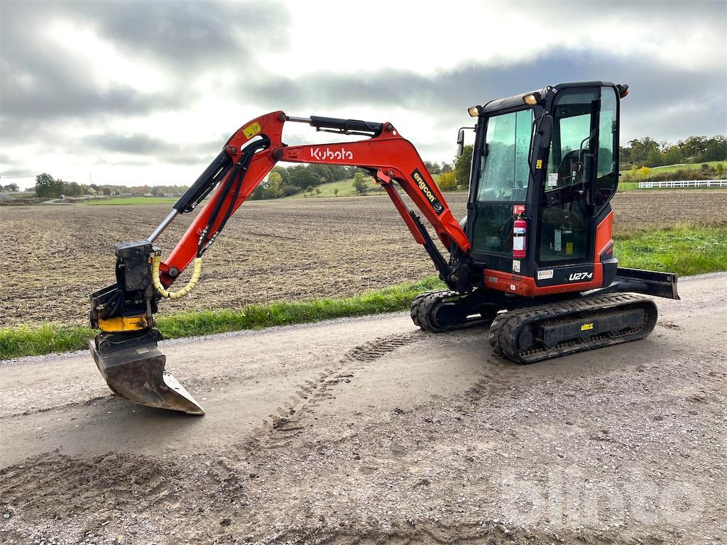 Kubota U27-4 minigrävare - حفار صغير: صورة 1 Kubota U27-4 minigrävare - حفار صغير: صورة 1