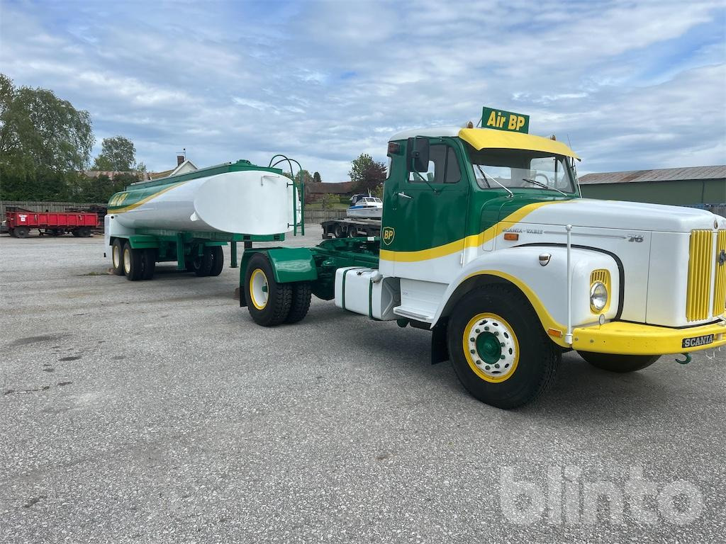SCANIA Vabis L 76 42 160 Super & Tanktrailer Br. Fors - رأس تريلا, نصف مقطورة صهريج: صورة 5 SCANIA Vabis L 76 42 160 Super & Tanktrailer Br. Fors - رأس تريلا, نصف مقطورة صهريج: صورة 5