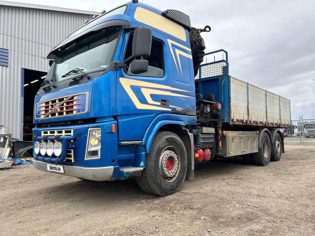 VOLVO FM12 6*2 - شاحنة قلاب, شاحنة كرين: صورة 1 VOLVO FM12 6*2 - شاحنة قلاب, شاحنة كرين: صورة 1
