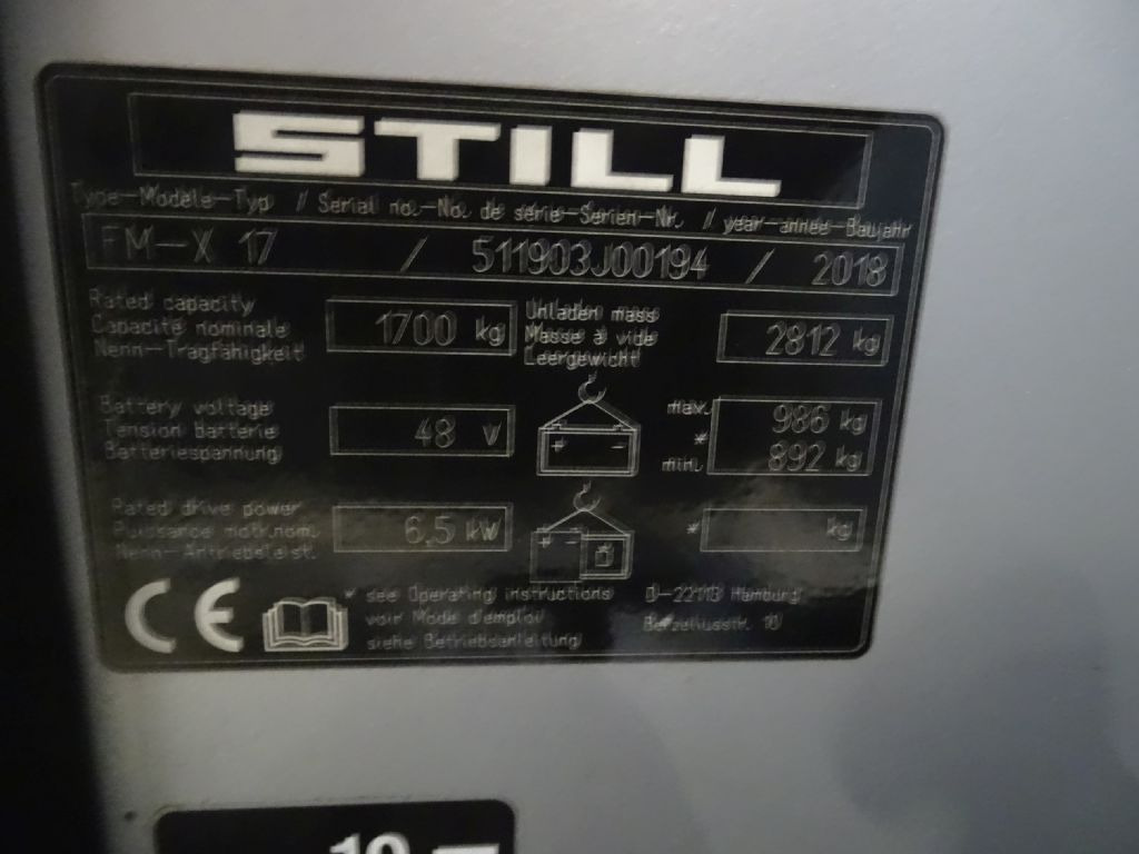 رافعة شوكية للوصول للأماكن الضيقة Still FM-X17: صورة 7 رافعة شوكية للوصول للأماكن الضيقة Still FM-X17: صورة 7