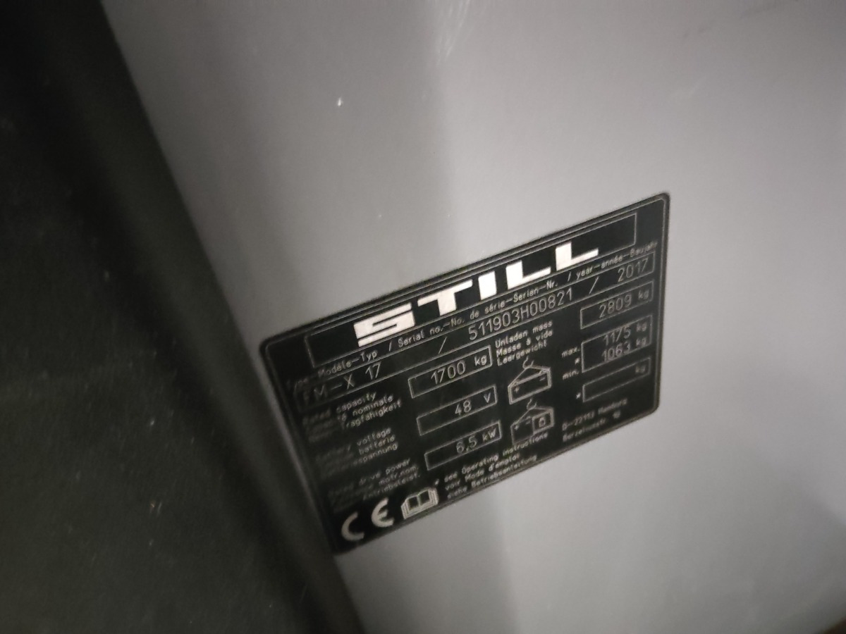 Still FM-X17 - رافعة شوكية للوصول للأماكن الضيقة: صورة 5 Still FM-X17 - رافعة شوكية للوصول للأماكن الضيقة: صورة 5