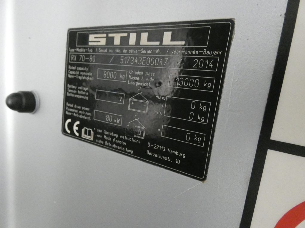 Still RX70-80 - رافعة شوكية ديزل: صورة 5 Still RX70-80 - رافعة شوكية ديزل: صورة 5