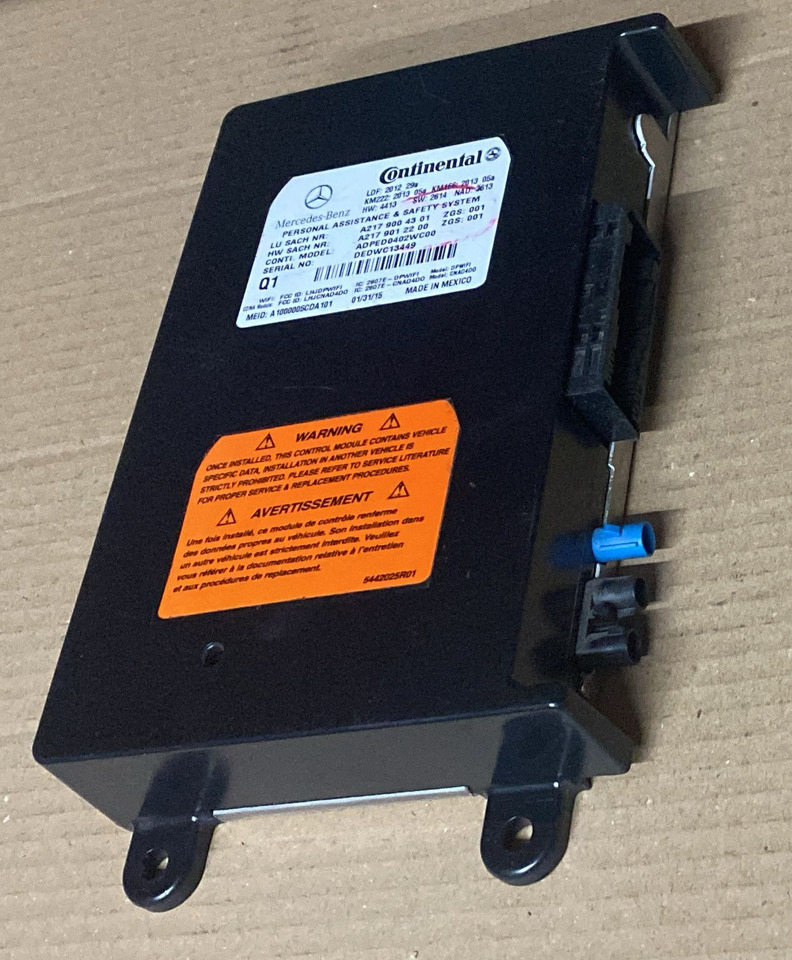 CONTINENTAL Mercedes Benz Control Module A2179004301 - وحدة إي سي يو: صورة 1 CONTINENTAL Mercedes Benz Control Module A2179004301 - وحدة إي سي يو: صورة 1