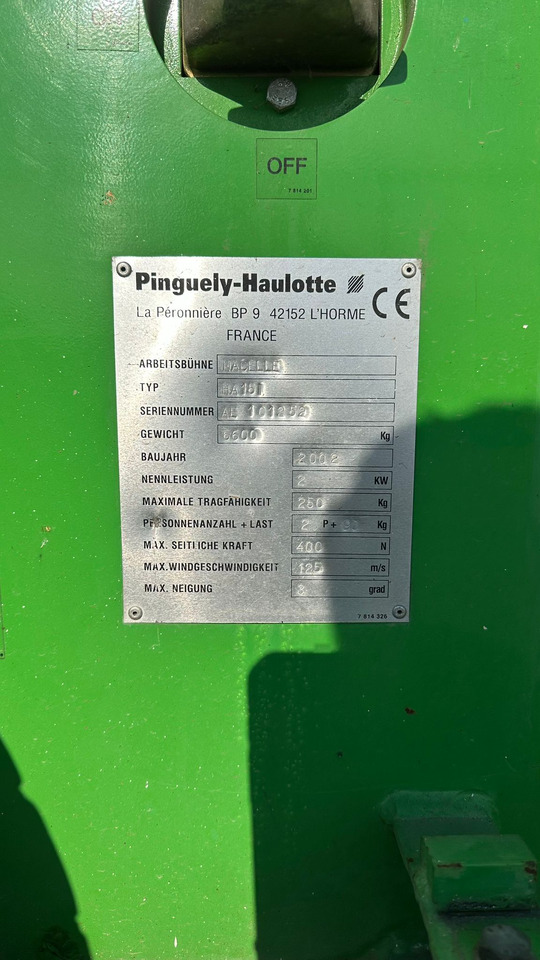 Haulotte Nacelle HA15 - مرفاع مفصلي: صورة 3 Haulotte Nacelle HA15 - مرفاع مفصلي: صورة 3