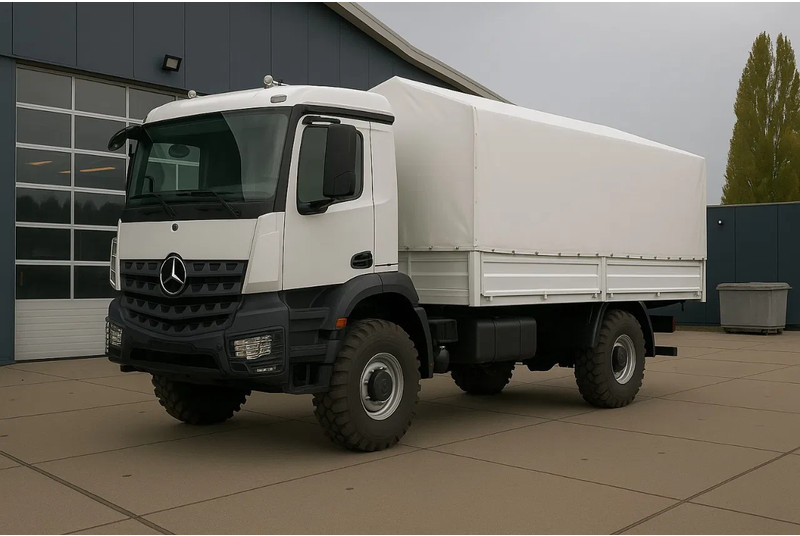 Mercedes-Benz Arocs 1836 A 4x4 Cargo Truck - شاحنة ذات ستائر جانبية: صورة 1 Mercedes-Benz Arocs 1836 A 4x4 Cargo Truck - شاحنة ذات ستائر جانبية: صورة 1