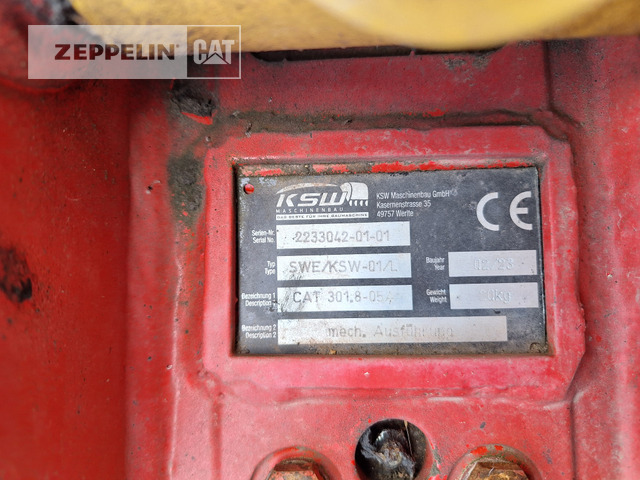 حفار صغير Cat 301.8-05A: صورة 6