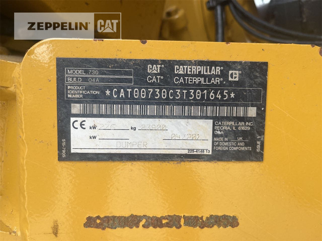 Cat 730-04A - شاحنة مفصلية: صورة 2 Cat 730-04A - شاحنة مفصلية: صورة 2