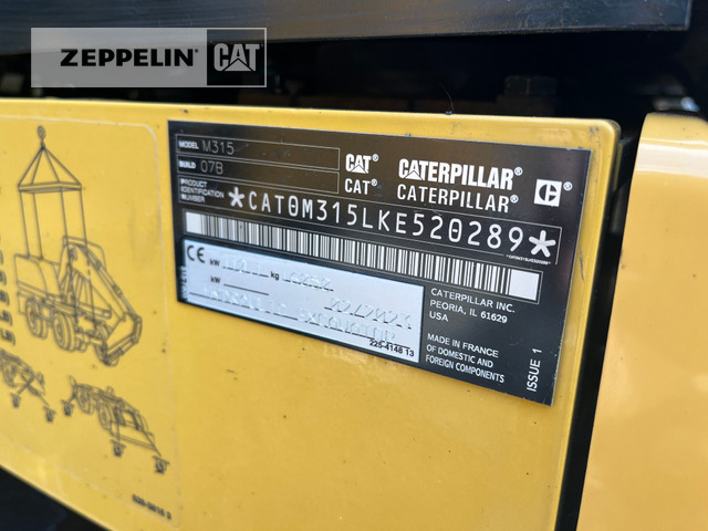 Cat M315-07A - حفار ذو عجلات: صورة 2 Cat M315-07A - حفار ذو عجلات: صورة 2