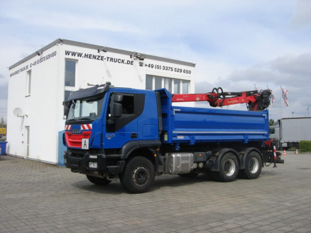 Iveco TRACKER 260T50 6x4 3-Achs Kipper Heckkran Espilo - شاحنة كرين, شاحنة قلاب: صورة 5 Iveco TRACKER 260T50 6x4 3-Achs Kipper Heckkran Espilo - شاحنة كرين, شاحنة قلاب: صورة 5