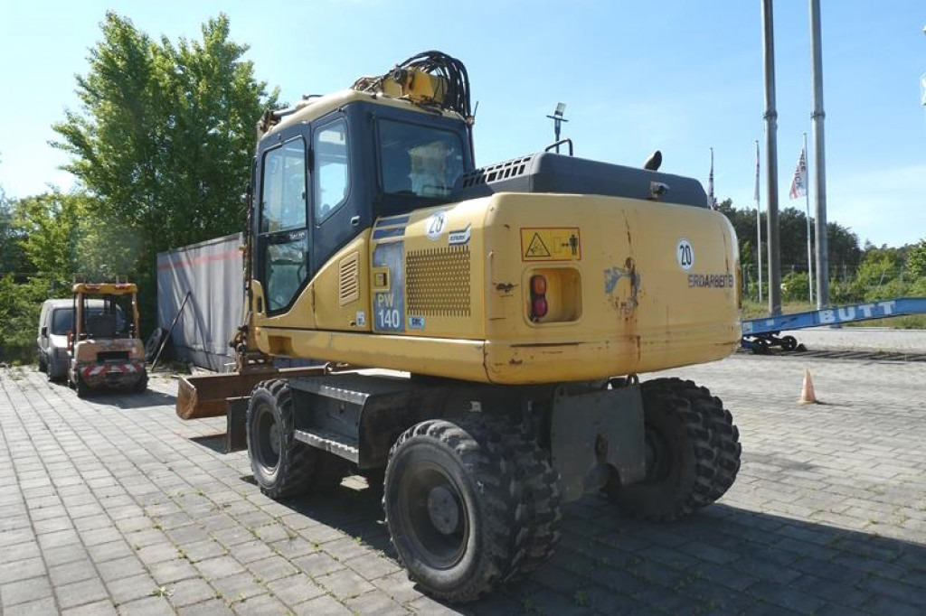 حفار ذو عجلات KOMATSU HANOMAG Mobilbagger PW140-7 Mobilbagger: صورة 10 حفار ذو عجلات KOMATSU HANOMAG Mobilbagger PW140-7 Mobilbagger: صورة 10