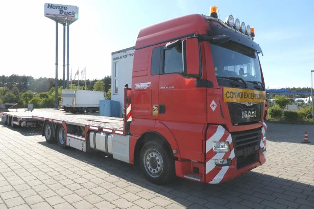 MAN TG-X 24.500 6x2-4 LL-U Pritsche Maschinentranspo - شاحنات مسطحة: صورة 3 MAN TG-X 24.500 6x2-4 LL-U Pritsche Maschinentranspo - شاحنات مسطحة: صورة 3