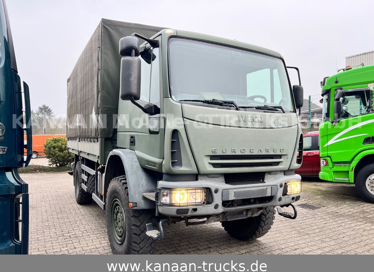 Iveco 140 E240 Eurocargo 4x4 Miltär Camper Expedition - شاحنة ذات ستائر جانبية: صورة 1 Iveco 140 E240 Eurocargo 4x4 Miltär Camper Expedition - شاحنة ذات ستائر جانبية: صورة 1