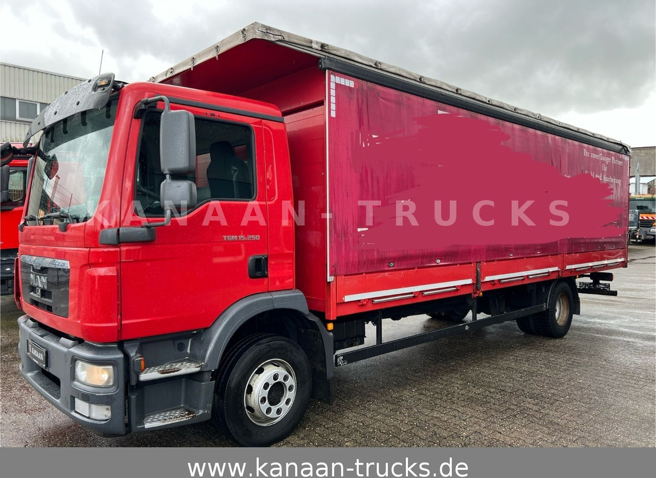 MAN TGM 15.250 Spezial Aufbau Langmaterial 7,5m - شاحنة ذات ستائر جانبية: صورة 2 MAN TGM 15.250 Spezial Aufbau Langmaterial 7,5m - شاحنة ذات ستائر جانبية: صورة 2