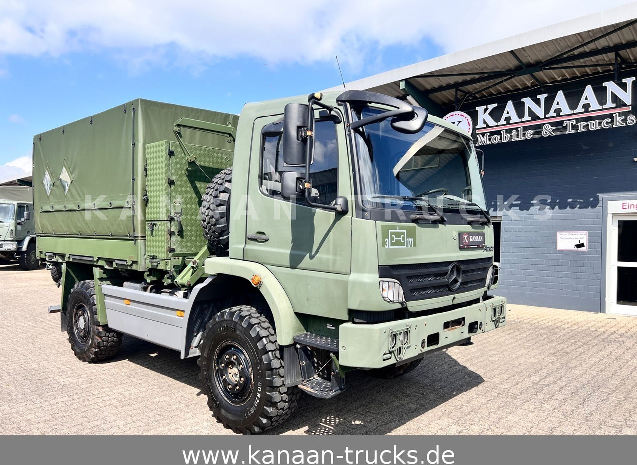 Mercedes-Benz 1018 Atego 4x4 Allrad Miltär Camper Expedition - ناقلة حاويات/ شاحنة حاويات: صورة 1 Mercedes-Benz 1018 Atego 4x4 Allrad Miltär Camper Expedition - ناقلة حاويات/ شاحنة حاويات: صورة 1