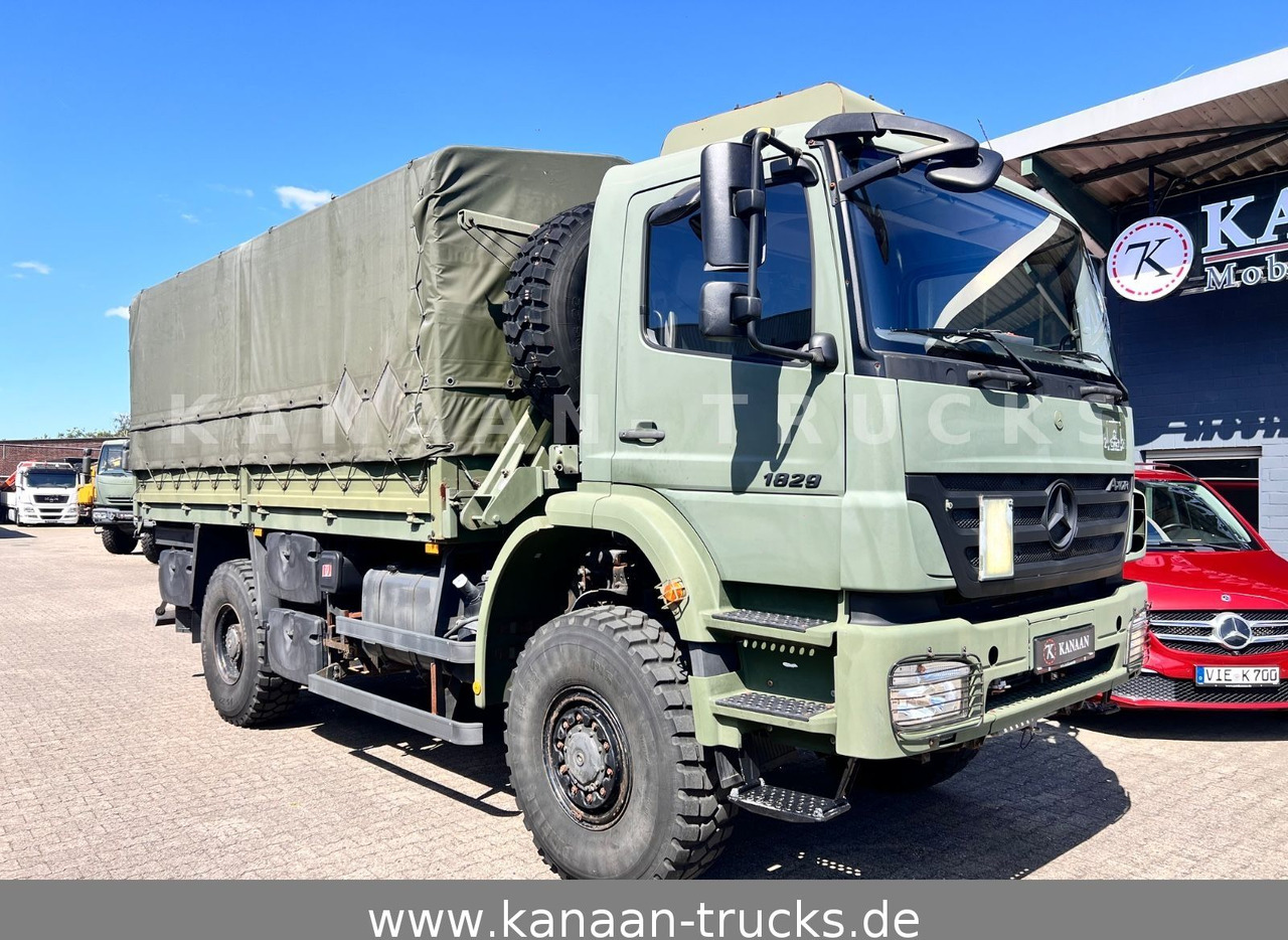 Mercedes-Benz 1829 A Axor 4x4 EX- 31 TKM Camper Expedi - شاحنة ذات ستائر جانبية: صورة 2 Mercedes-Benz 1829 A Axor 4x4 EX- 31 TKM Camper Expedi - شاحنة ذات ستائر جانبية: صورة 2
