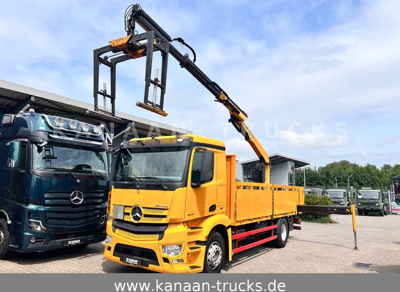 Mercedes-Benz 1845 Antos 4x2 Baustoffkran Palfinger 21001L - شاحنة كرين: صورة 3 Mercedes-Benz 1845 Antos 4x2 Baustoffkran Palfinger 21001L - شاحنة كرين: صورة 3