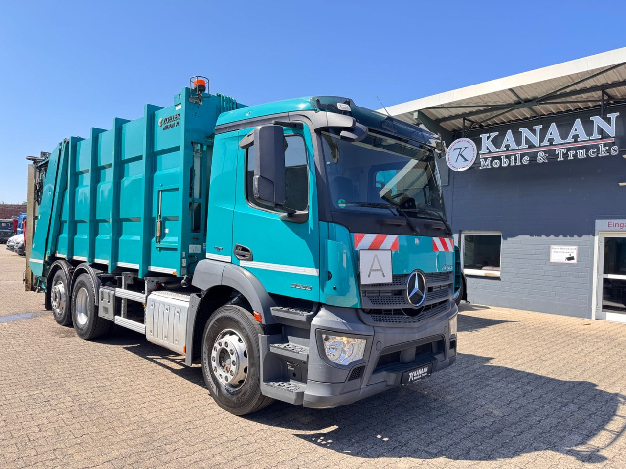 Mercedes-Benz 2533 Antos Müllwagen Zöller ATM bei 90Tkm - شاحنة قمامة: صورة 1 Mercedes-Benz 2533 Antos Müllwagen Zöller ATM bei 90Tkm - شاحنة قمامة: صورة 1