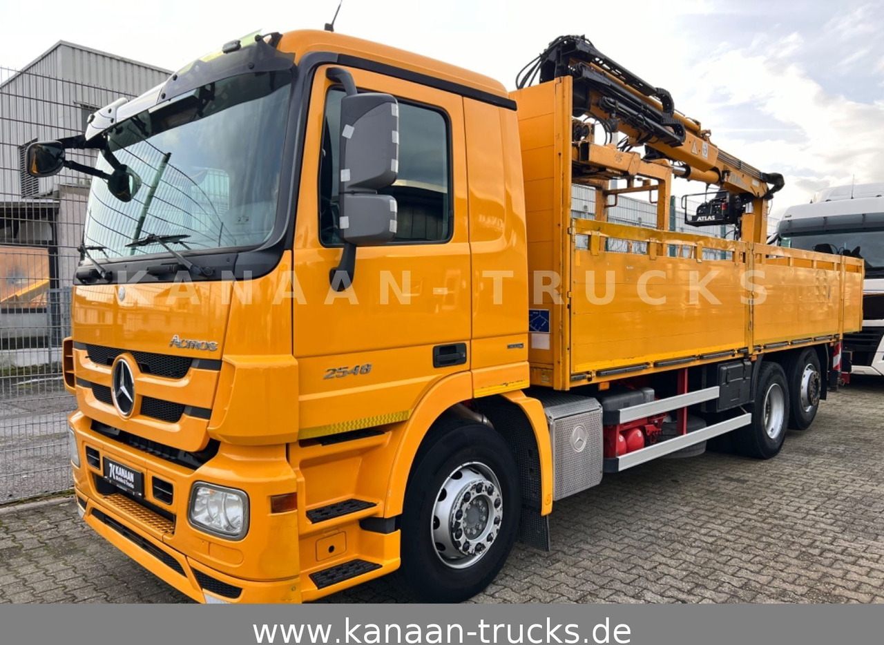 Mercedes-Benz Actros L 2548 6x2 Retarder ATLAS AK165.2VB - شاحنة كرين: صورة 1 Mercedes-Benz Actros L 2548 6x2 Retarder ATLAS AK165.2VB - شاحنة كرين: صورة 1