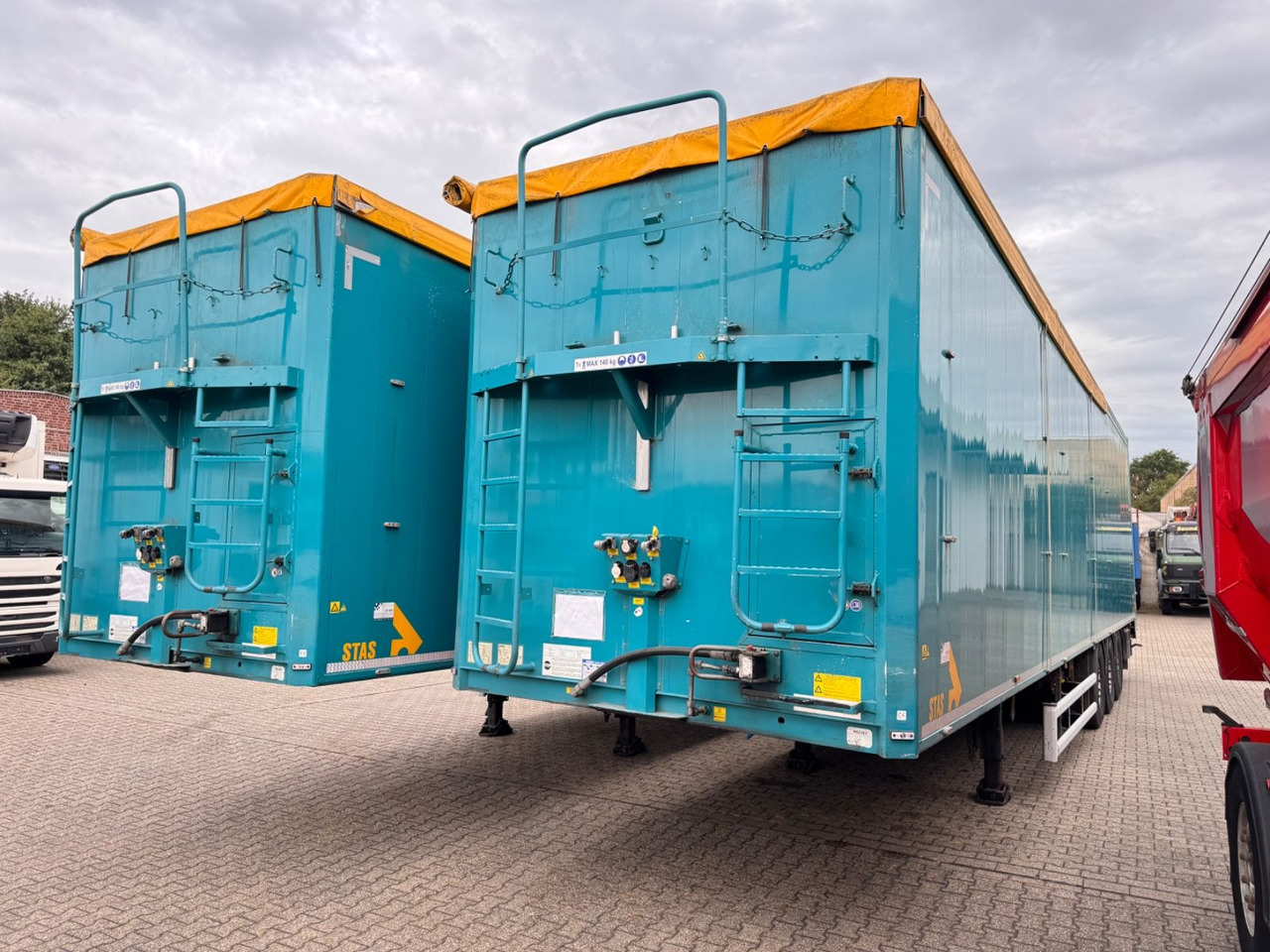 Stas S 300 ZX Walkingfloor Schubboden 2 x Vorhanden - نصف مقطورة ذات أرضية سير: صورة 3 Stas S 300 ZX Walkingfloor Schubboden 2 x Vorhanden - نصف مقطورة ذات أرضية سير: صورة 3