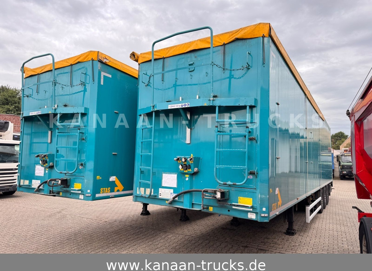 Stas S 300 ZX Walkingfloor Schubboden 2 x Vorhanden - نصف مقطورة ذات أرضية سير: صورة 1 Stas S 300 ZX Walkingfloor Schubboden 2 x Vorhanden - نصف مقطورة ذات أرضية سير: صورة 1